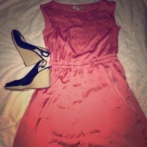 Loft coral dress